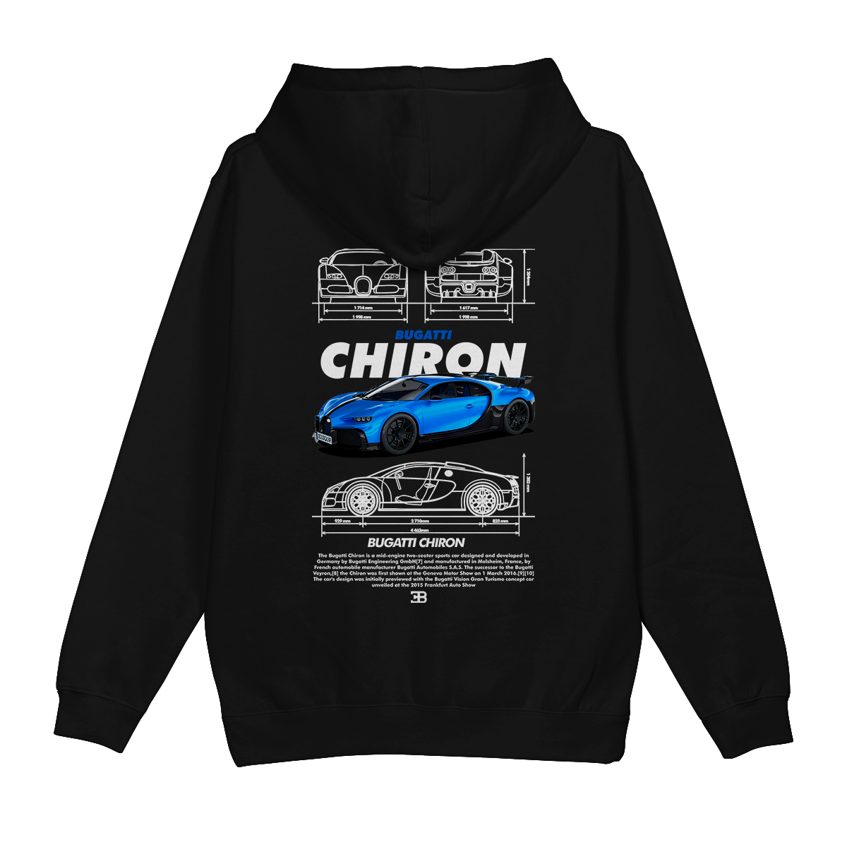 Moletom Canguru Bugatti Chiron