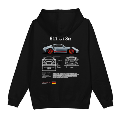 Moletom Canguru Porsche 911 GT3Rs