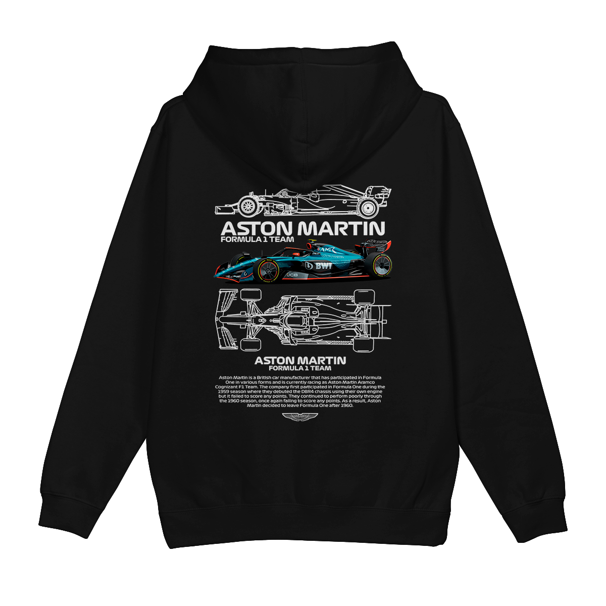 Moletom Canguru Formula 1 Aston Martin