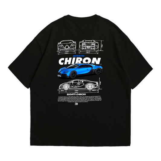 Camiseta Oversized Premium Bugatti Chiron