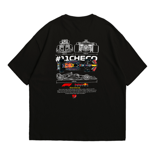 Camiseta Oversized Premium Formula 1 Checo Pérez