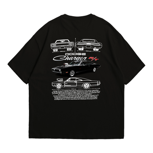 Camiseta Oversized Premium Dodge Charger