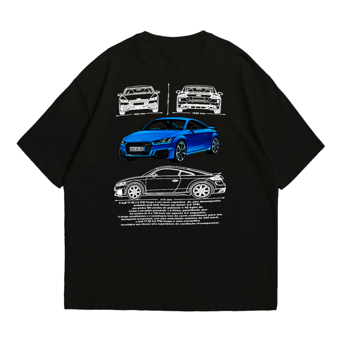 Camiseta Oversized Premium Audi TT