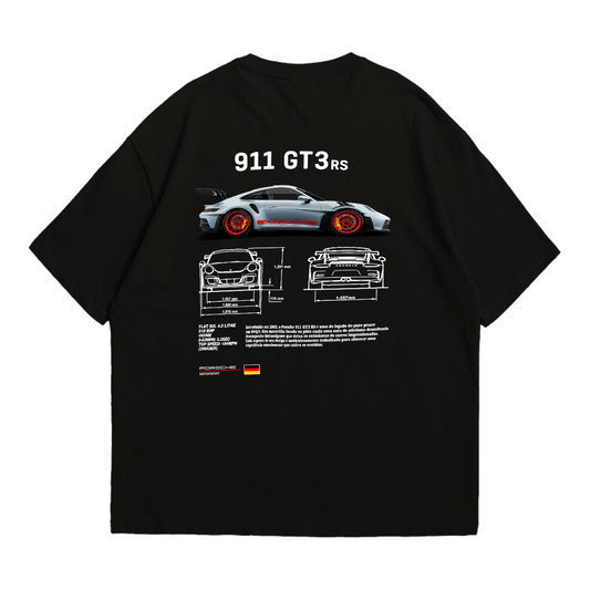 Camiseta Oversized Premium Porsche GT3 Rs