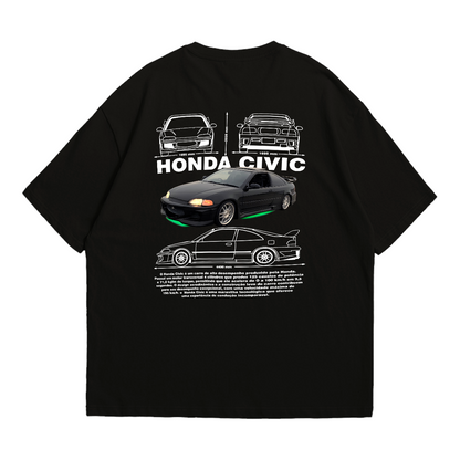 Camiseta Oversized Premium Honda Civic Toretto