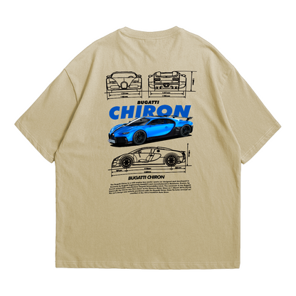 Camiseta Oversized Premium Bugatti Chiron