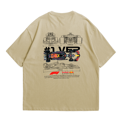 Camiseta Oversized Premium Formula 1 Max Verstappen