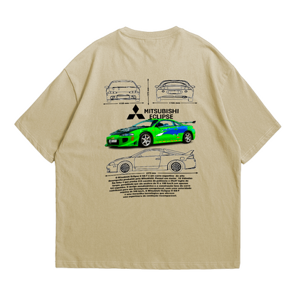Camiseta Oversized Premium Mitsubishi Eclipse