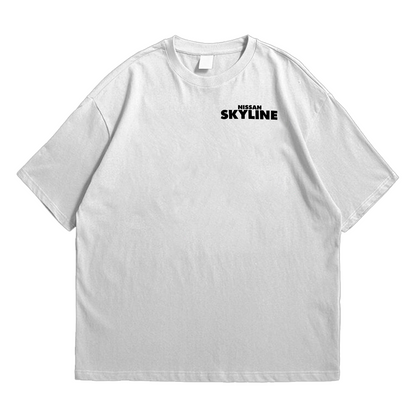 Camiseta Oversized Premium Skyline GTR R-34