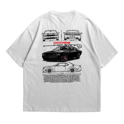 Camiseta Oversized Premium Dodge Challenger