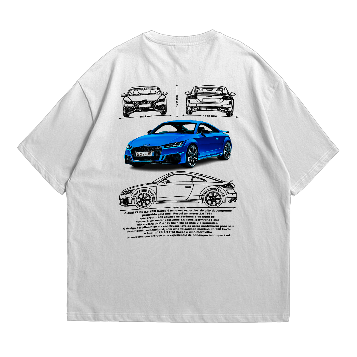 Camiseta Oversized Premium Audi TT