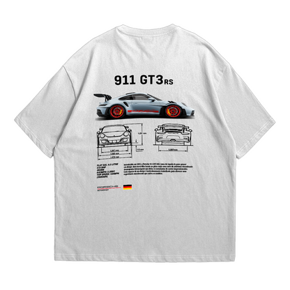 Camiseta Oversized Premium Porsche GT3 Rs