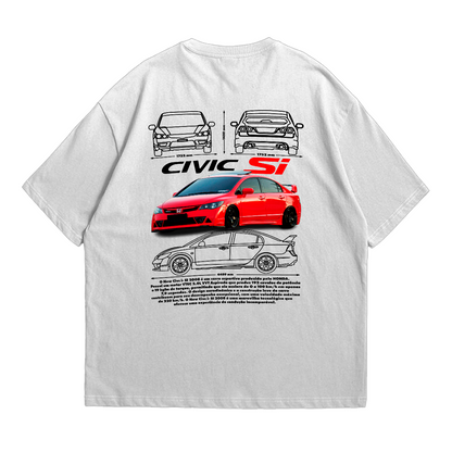 Camiseta Oversized Premium Honda Civic Si