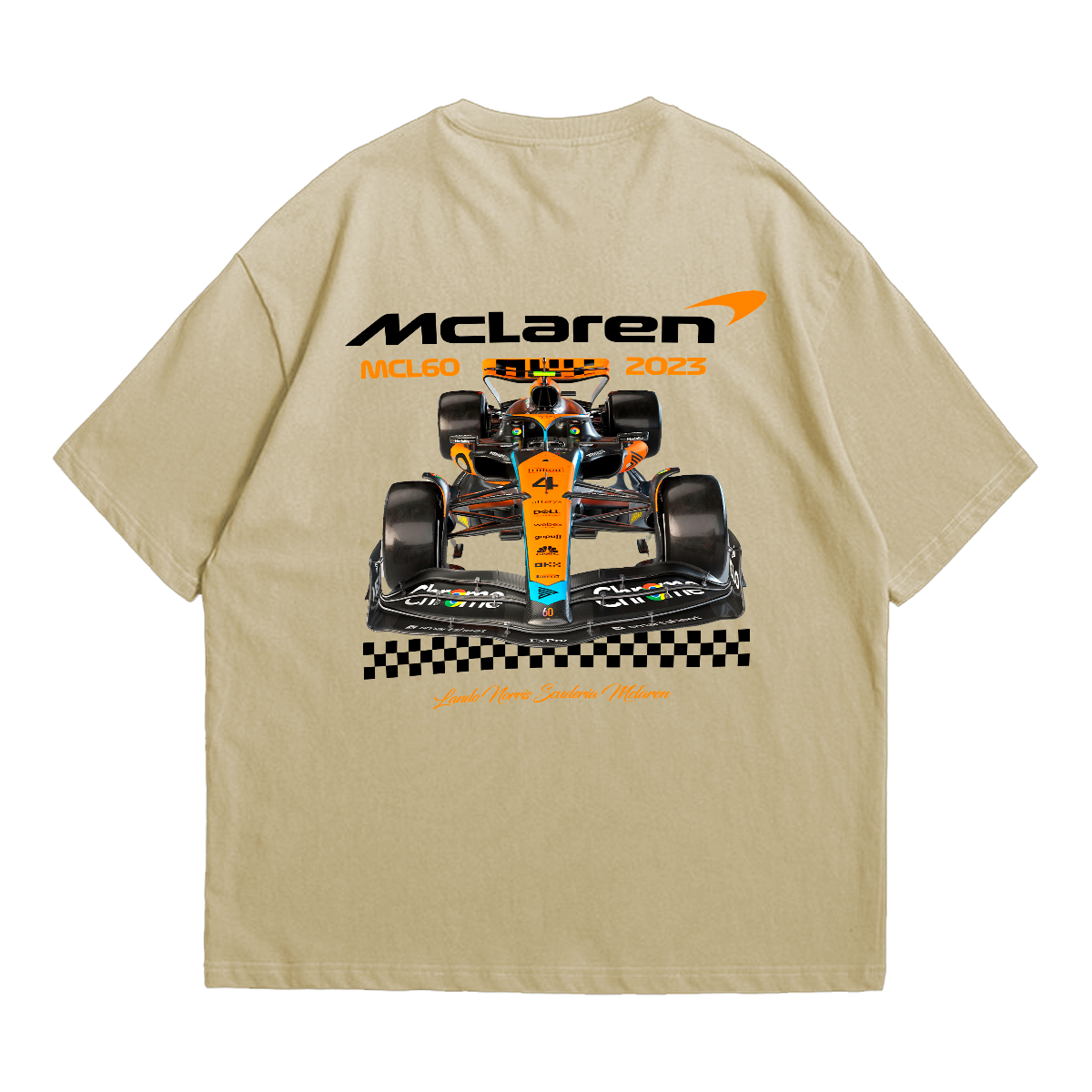 Camiseta Oversized Premium Formula 1 McLaren