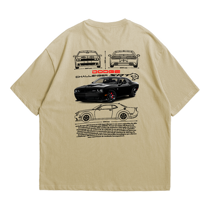 Camiseta Oversized Premium Dodge Challenger