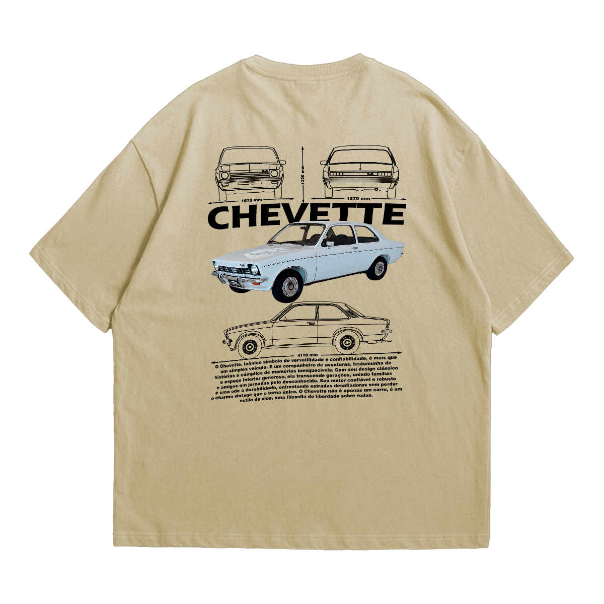 Camiseta Oversized Premium Chevette
