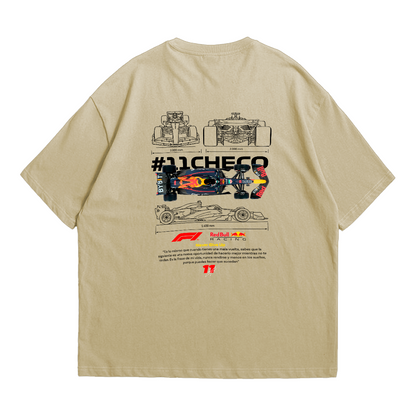 Camiseta Oversized Premium Formula 1 Checo Pérez