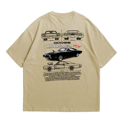 Camiseta Oversized Premium Dodge Charger